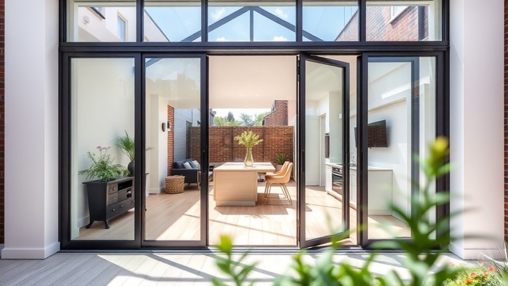 Bifold Door Glazing Upper Edmonton