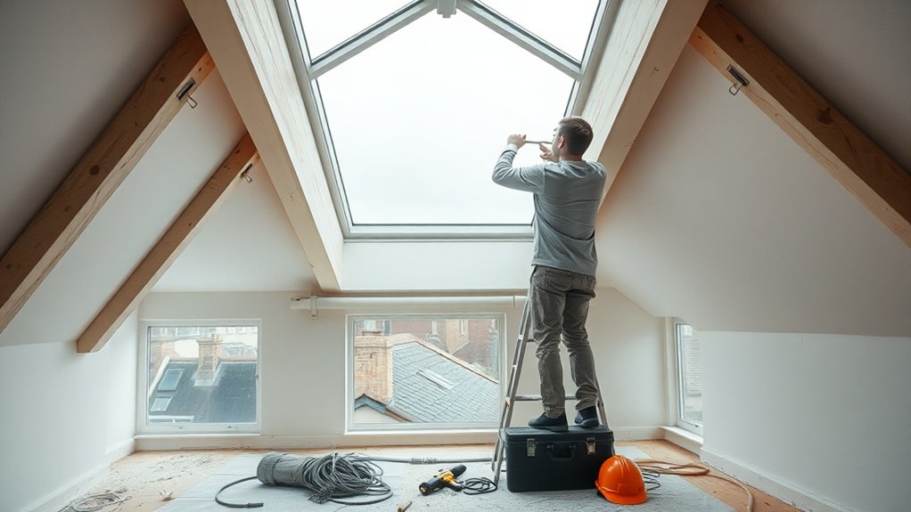 Electric Skylight Installation Upper Edmonton