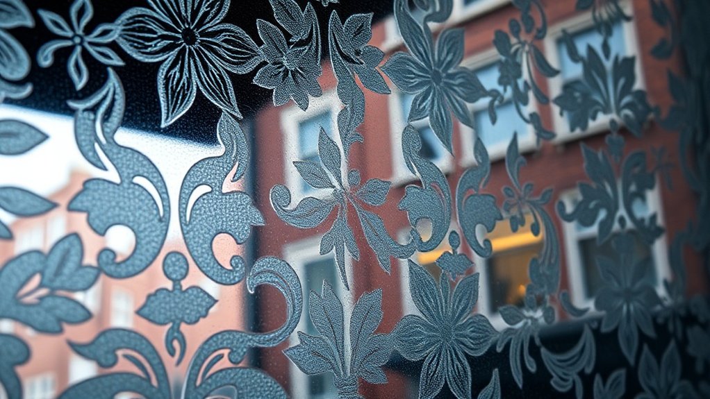 Patterned Decorative Glass Upper Edmonton