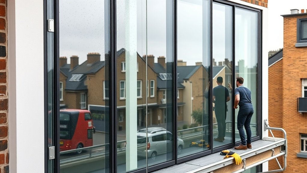 Polycarbonate to Glass Conversion Upper Edmonton